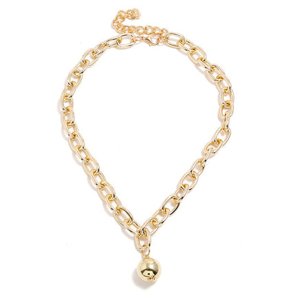 Round Ball Choker Necklace Women Statement Party Jewelry