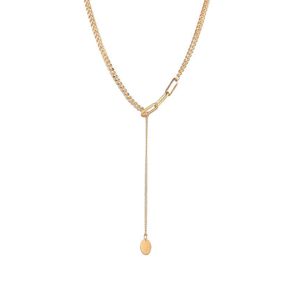 Chain Link Necklace Dainty Paperclip Necklace