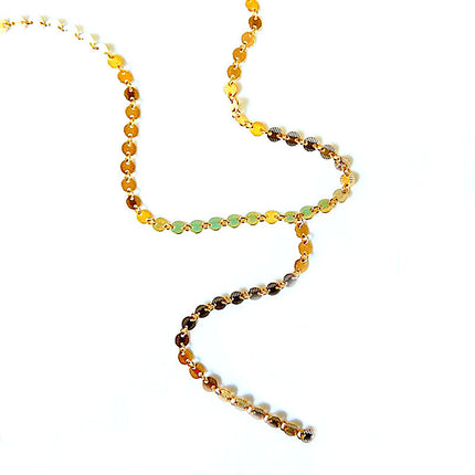 Multilayer Sequins Tassel Pendants Chain Necklace - FASHION SHEGOODS LLC