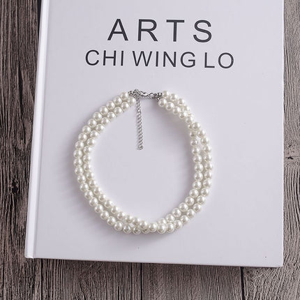 Glass Pearl Beads Women Necklace Customized Jewelry - FASHION SHEGOODS LLC