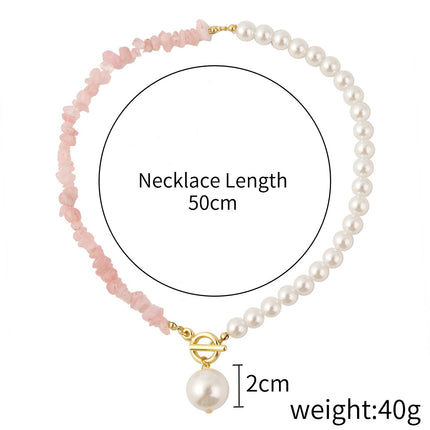Natural Stone Bead Necklace