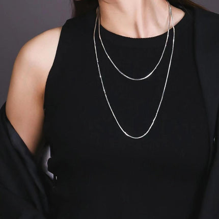 Multi layered Long Chain Sweater Necklace