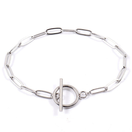 Elegant Baroque Pearl String Bracelet