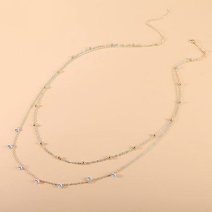 Boho Rhinestone Body Chains Bikini Belly Chain