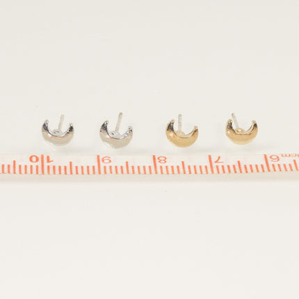 Small Moon Shape Cute Earrings