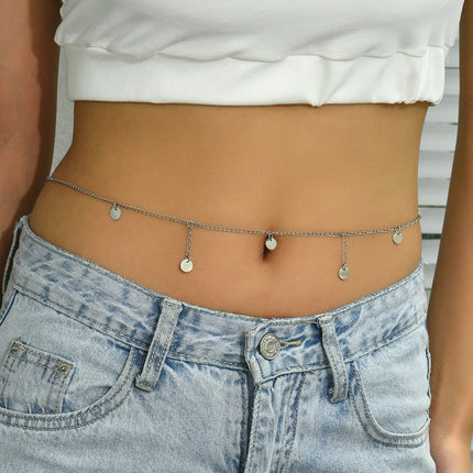 Fashion Sexy Beach Coin Tassel Body Chain