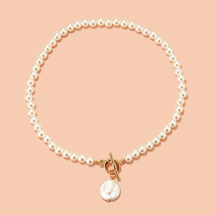 Retro Fashion Imitation Pearl Necklace for Women