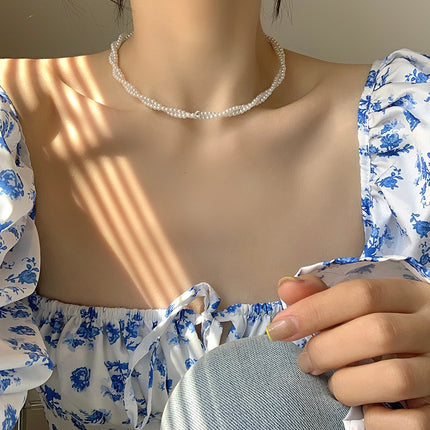 Multi-Layer Baroque Pearl Choker Necklace for Women - FASHION SHEGOODS LLC