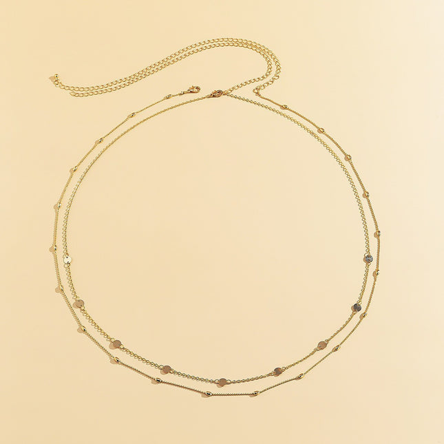 Body Bead Chain Belly Jewelry Set Sexy Geometric Bead Body Chain