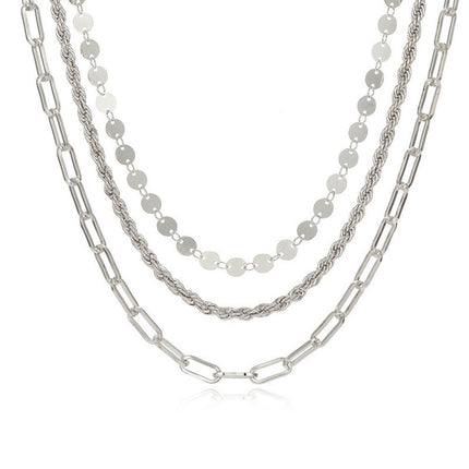 Multi-layer Chain Necklace for Women - FASHION SHEGOODS LLC