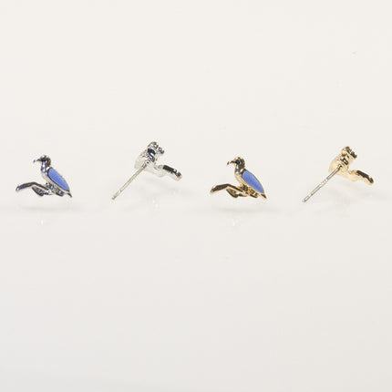 Bird Strawberry Stud Earrings Set