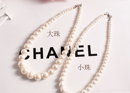 Simple Imitation Pearl Choker Necklace for Women