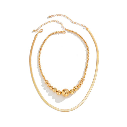 Exaggerated Multi-Layer Tassel Beaded Necklace