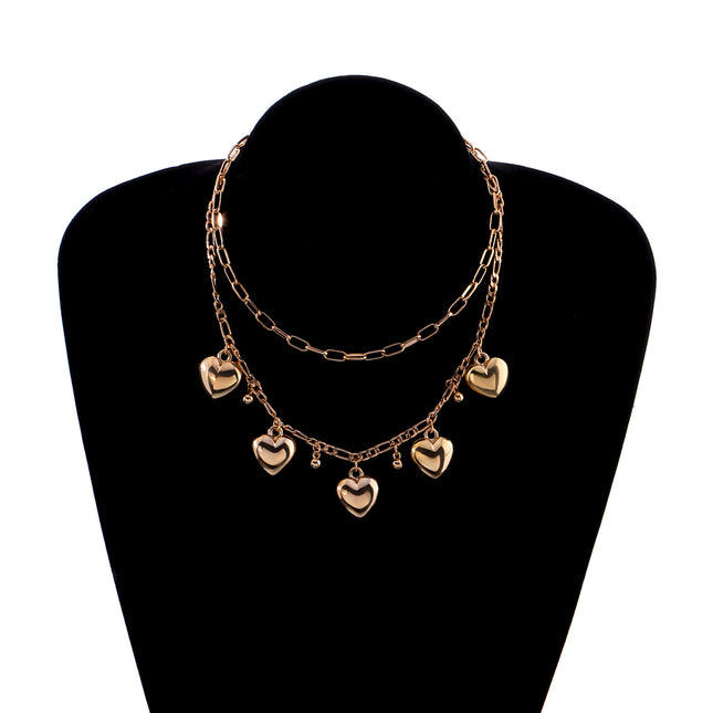 Chain Love Charm Necklace