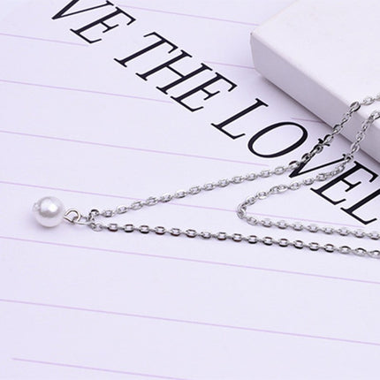 Simple Design Pearl Pendant Necklace