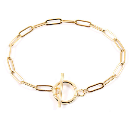 Elegant Baroque Pearl String Bracelet