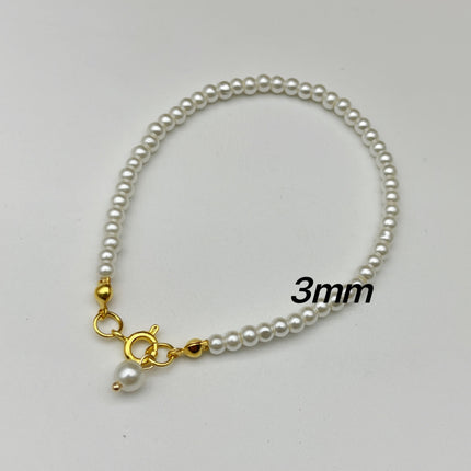Glass Pearl Bracelet Woman Magnet Clasp