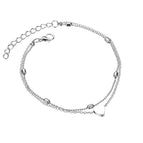 Bracelet-Imitation Rhodium Color