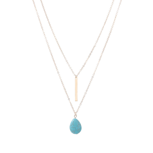 Turquoise Chain Necklace