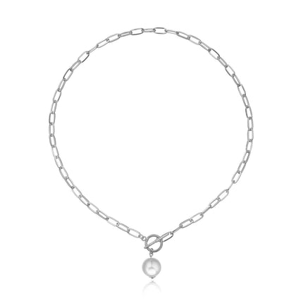 Baroque Pearl Pendant Choker Necklace