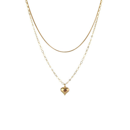 Love Heart Pendant Necklace