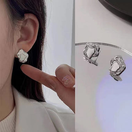 Irregular Geometric Stud Earrings - FASHION SHEGOODS LLC