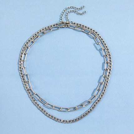 Boho Style Multi-layered Chain Necklace