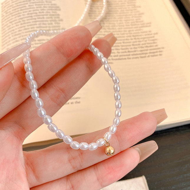 Pearl Beads Beaded Chain Necklace - FASHION SHEGOODS LLC