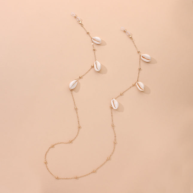 Shell Pendant Bead Chain Glasses Chain