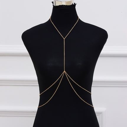 Women Beach Bikini Decor Chest Body Chain