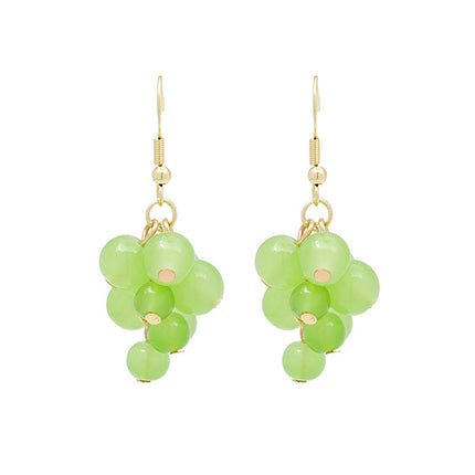 Sweet Lovely Fruit Earrings Pendant Grape Earrings