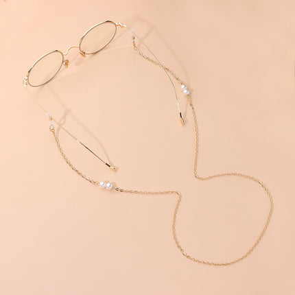 Pearl Eyeglass Chain Beaded Sunglasses Neck Holder