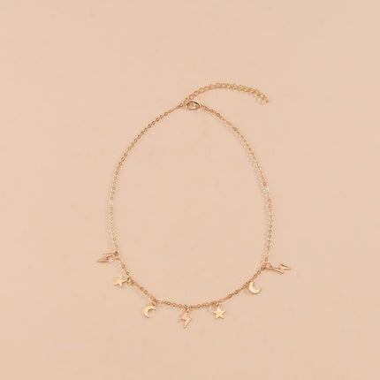 Moon Star Charms Necklace