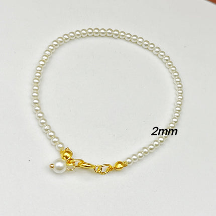 Glass Pearl Bracelet Woman Magnet Clasp