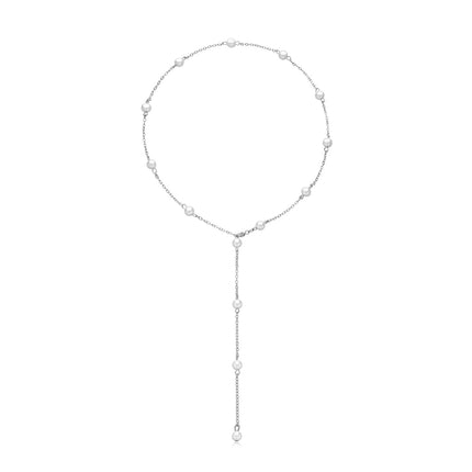 Pearl Chain Tassel Necklace