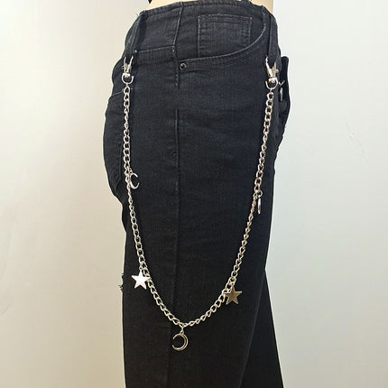 Punk Trouser Moon Wallet Chain Hip Hop Jeans Chains