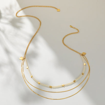 Retro Sexy Double Layer Geometric Disc Metal Chain Waist Chain