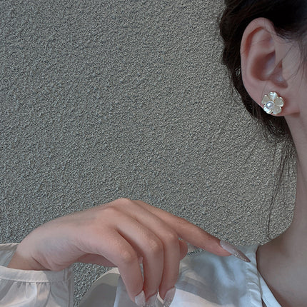 Opals Flowers Pearl Earrings - FASHION SHEGOODS LLC