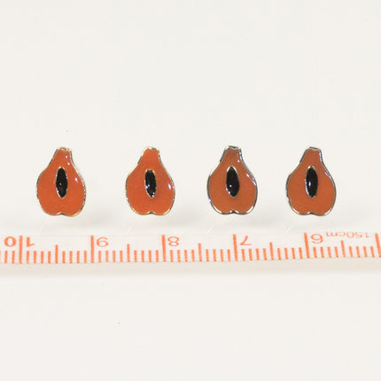 Enamel avocado Stud Earring