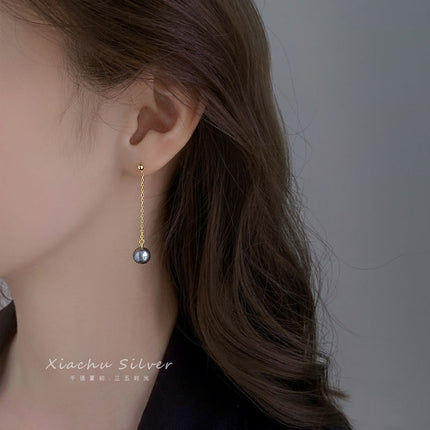 Shell Pearl Dangle Earring