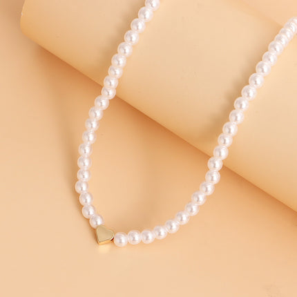 Elegant Classic Pearl Necklace Choker Chain Necklace