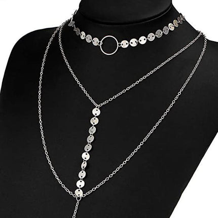Round Stone Pendant Necklace
