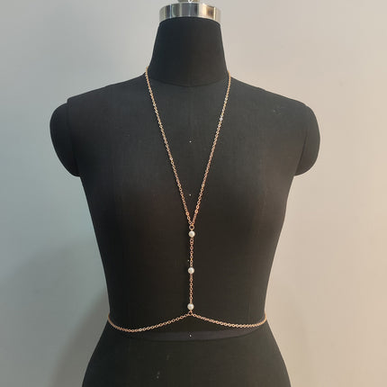 Sexy Cross Chest Chain Exaggerated Beach Casual Full Body Chain