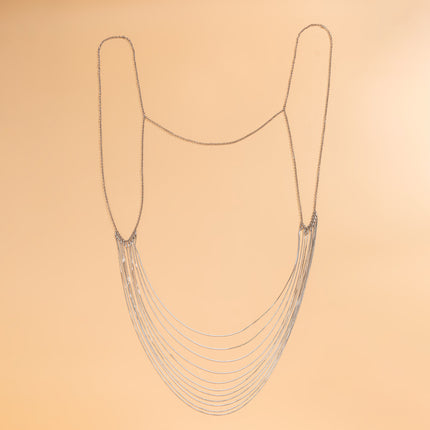 Multi-layer Shoulder Vest Chain Body Jewelry Chest Brass Chain