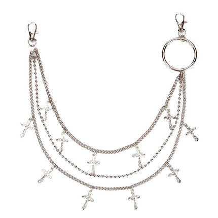 Cross Keychain Punk Trouser Wallet Chain Hip Hop Jeans Chains