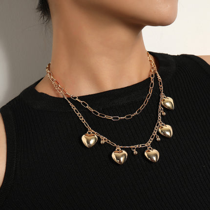 Chain Love Charm Necklace