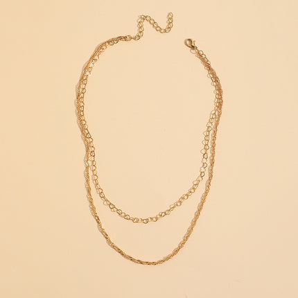 ChunkyTwist Chain Heart Layers Chain Necklaces