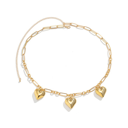 Simple Big Love Tassel Waist Chain