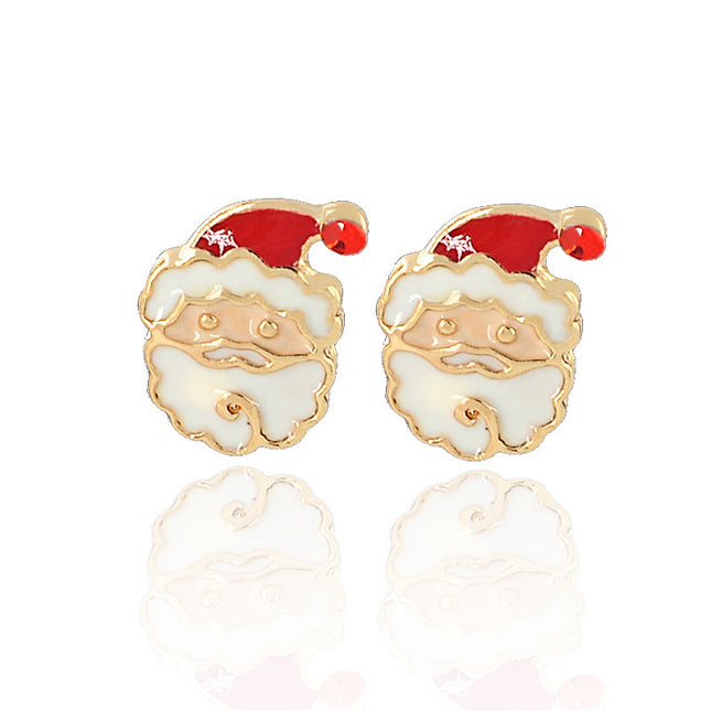 Christmas Earrings Santa Claus