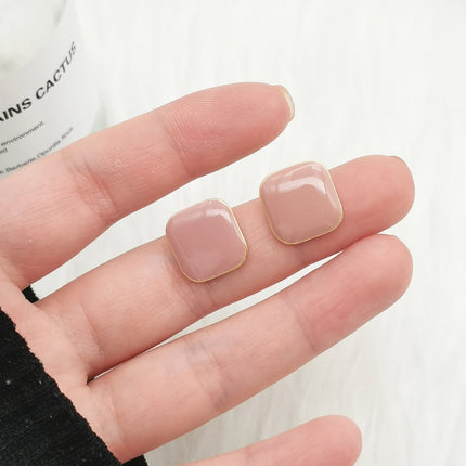 Geometric Simple Square Earrings - FASHION SHEGOODS LLC